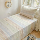 DecorBites™ Cotton Grid Pattern Bedding Set with Duvet Cover & Pillowcases for Double Bed