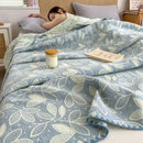 DecorBites™ Cotton Towel Blanket, Rural Printed Thin Quilt - Luxury Breathable Bedspread