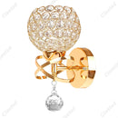 DecorBites™ Crystal Wall Light: Elegant Bedroom Bedside Lamp E27 Sconce, European Design