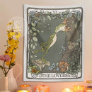 DecorBites™ Frog Lover Tarot Tapestry: Cute Boho Room Decor & Bedroom Wall Hanging