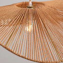 DecorBites™ Hemp Pendant Lights: Wabi Sabi LED Indoor Lighting Fixtures