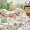 DecorBites™ Cozy Cartoon Printed Cotton Comforter Set for Adults