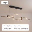 DecorBites™ LED Ceiling Chandelier Dimmable for Dining Room Kitchen Bar Pendant Lamp