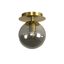DecorBites™ Gold Ball Glass Ceiling Lamp: Modern Nordic Living Room Lights for Loft Decor