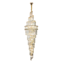 DecorBites™ Crystal Hollow Chandelier LED Light for Modern Luxury Living Room Loft
