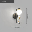 DecorBites™ Kids Astronaut Wall Lamp: Modern Space Theme Bedroom Light Fixture