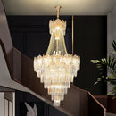 DecorBites™ Elegant Crystal Duplex Chandelier for Livingroom, Hotel, and Villa