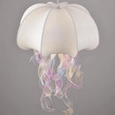 DecorBites™ Jellyfish Silk Chandelier: Romantic Pendant Light for Living Room Bedroom Dining Room