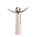 DecorBites™ Golden Metal Abstract Figure Sculpture Home Decor CraftǀCreative Figurine Ornament