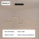 DecorBites™ LED Ceiling Chandelier Dimmable for Dining Room Kitchen Bar Pendant Lamp