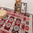 DecorBites™ Knitted Cotton Throw Blanket with Tassel - Geometric Bohemian Design