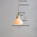 DecorBites™ Copper White Glass LED Pendant Lamp for Modern Living Room Decor
