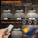 DecorBites™ Double-head Solar Pendant Light with Remote Control for Indoor and Outdoor Decor