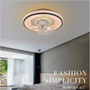 DecorBites™ LED Ceiling Fan: Modern Scandinavian Invisible Design for Living Room, Bedroom & Restaurant