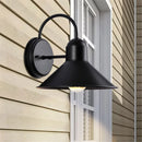 DecorBites™ Black Farmhouse Barn Lights: Waterproof Outdoor Wall Sconce with E27 Socket