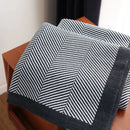 DecorBites™ Cozy Striped Blanket: Multi-Functional for Travel, Office, Car, Sofa & Airplane
