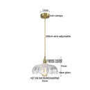 DecorBites™ Japanese Style LED Pendant Lamp Copper Glass Hanging Light Fixtures