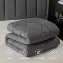 DecorBites™ Cozy Quilt Set: Soft & Breathable Queen/King Size Comforter with Duvet & Pillowcase