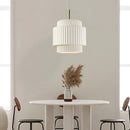 DecorBites™ Cream Wind LED Chandelier: Nordic Minimalist Wabi Sabi Style for Dining Room, Bedroom & Bar