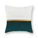 DecorBites™ Geometric Leaf Flower Pillowcase Teal Blue Sofa Car Home Decor Throw Cover