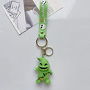 NEW Christmas Eve Horror Night Doll Keychain PVC Keychain Halloween Cute 3D Model Personalized Skeleton Jack Schoolbag Gifts
