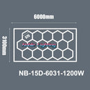 DecorBites™ Hexagon LED Ceiling Light: High-Performance, Best-Selling, Honeycomb Design
