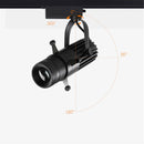 DecorBites™ Adjustable LED Track Spotlights for Art Gallery Church Museum, Square Shape