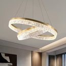 DecorBites™ Gold LED Chandeliers for Elegant Home and Hotel Decor