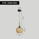 DecorBites™ Glass Chandelier Pendant Lights for Bedside, Kitchen, Restaurant, Bar, Home Lighting
