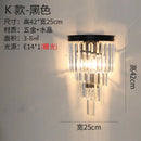 DecorBites™ Crystal Modern Wall Sconce Lamp for Bedroom & Living Room