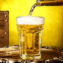 DecorBites™ Large Glass Beer Mug | Creative Transparent Glass Cup | Home Decor Gift