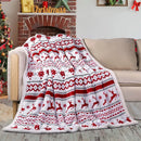 DecorBites™ Cozy Flannel Blanket for Christmas Sofa Cover in Digital Lamb Wool Nap Blanket