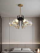 DecorBites™ Clear Glass Ball Ceiling Pendant Lights Luxury Nordic Pendant Lamp Black Gold Dimmable