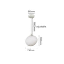 DecorBites™ Cobblestone Glass LED Pendant Lights Chandelier for Villa Hotel Loft Stairway