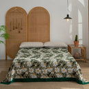 DecorBites™ Cotton Throw Blanket - Retro Chinese Style Quilt & Sofa Cover