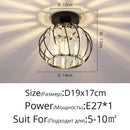 DecorBites™ Crystal Glass Nordic LED Chandelier for Modern Indoor Lighting