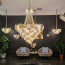 DecorBites™ Ginkgo Art Deco Dimmable Chandelier for Dinning Room
