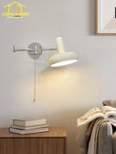 DecorBites™ Cream Wind Wall Lamp LED E27 Swing Arm Telescopic Staircase Bedside Reading