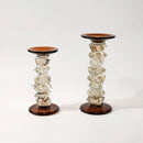 DecorBites™ Glass Splicing Candelabrum for Wedding Table Home Decoration