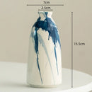DecorBites™ Graffiti Ceramic Vase for Stylish Flower Arrangements