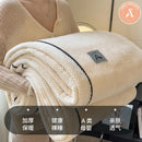 DecorBites™ Cozy Cotton Velvet Plush Blanket: Luxuriously Soft and Warm Light Blanket