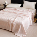 DecorBites™ Bamboo Fiber Summer Blanket - Single Double Bed Air Conditioning Lightweight Blanket