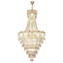 DecorBites™ Elegant Crystal Duplex Chandelier for Livingroom, Hotel, and Villa