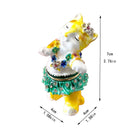 DecorBites™ Crystal Animal Figurines Trinket Box Hand Painted Ring Holder Dresser Decor Wedding Gift