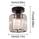 DecorBites™ K9 Crystal Pendant Light LED Ceiling Lamp Nordic Chandelier for Living Room