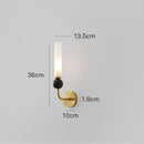 DecorBites™ Copper Wine Corridor Wall Lamp for TV Background & Bedside, Marble Finishes