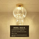 DecorBites™ Elegant Crystal Ceiling Light for Entryway, Stairs, and Hallway