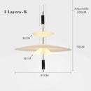 DecorBites™ LED Acrylic Ceiling Pendant Lamp for Modern Home Decor Lighting