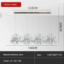 DecorBites™ Leaf Sequin Ceiling Chandelier for Modern Living Room, Restaurant, Bar, or Dining Table