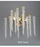 DecorBites™ Crystal Tassel Chandelier: Luxury LED Pendant Lights for Living Room, Hall & Restaurant